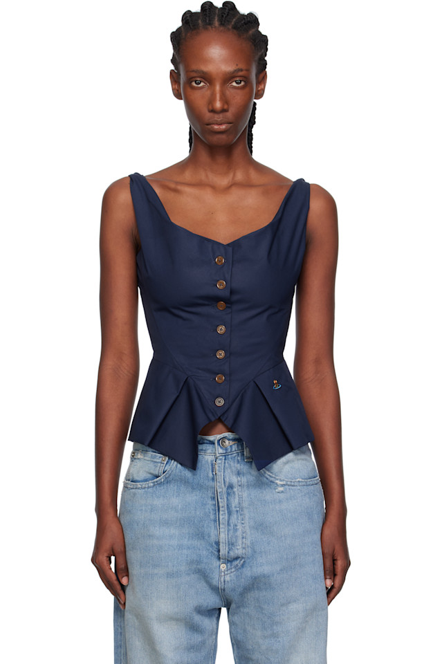 

Майка понедельника Vivienne Westwood, темно-синий