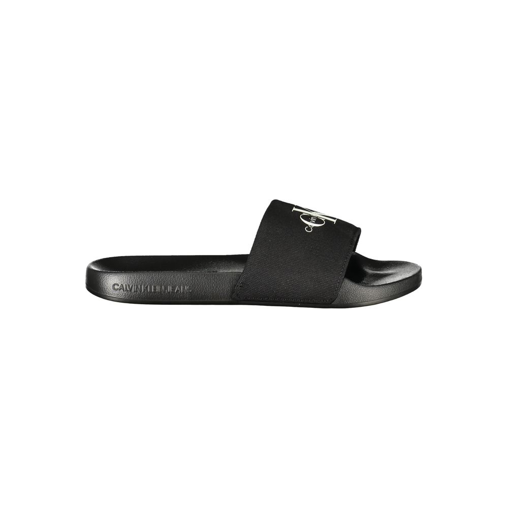 

Черные женские сандалии из полиэстера Calvin Klein
