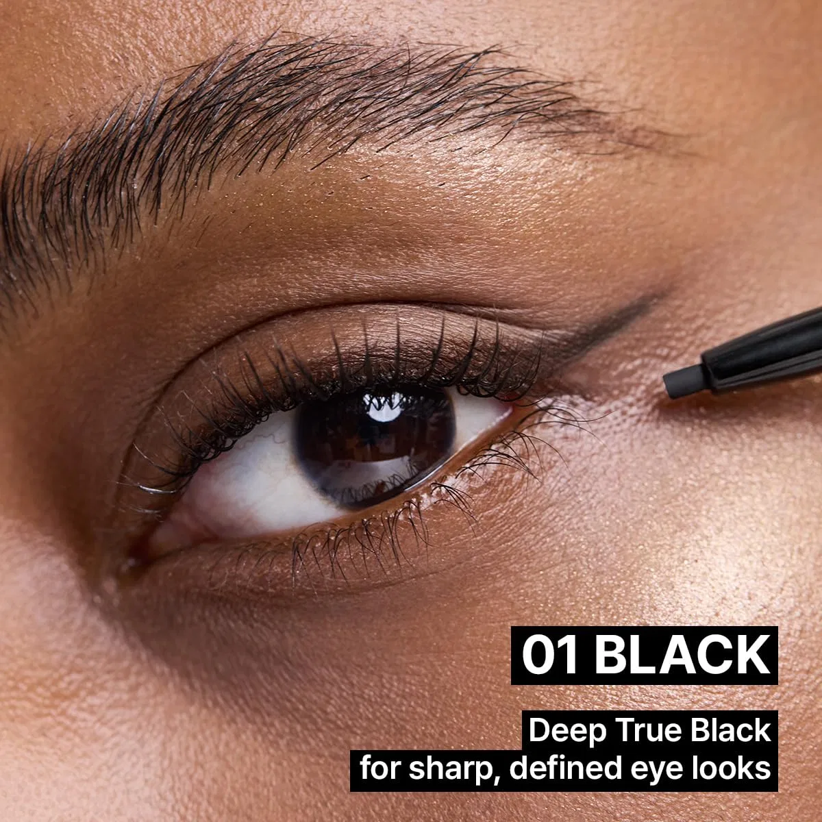 Водостойкий карандаш для глаз «Sharp So Simple 001 Black» от Clio Clio Professional, Black — фото 3