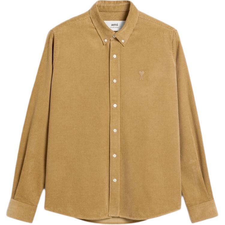 

Парижская рубашка с длинными рукавами на пуговицах AMIPARIS, Sand