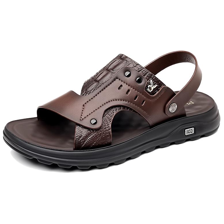 Playboy Пляжные сандалии мужские HHGZ-6889 черные, цвет HHGZ-6889 Beach Shoes Black — фото 3