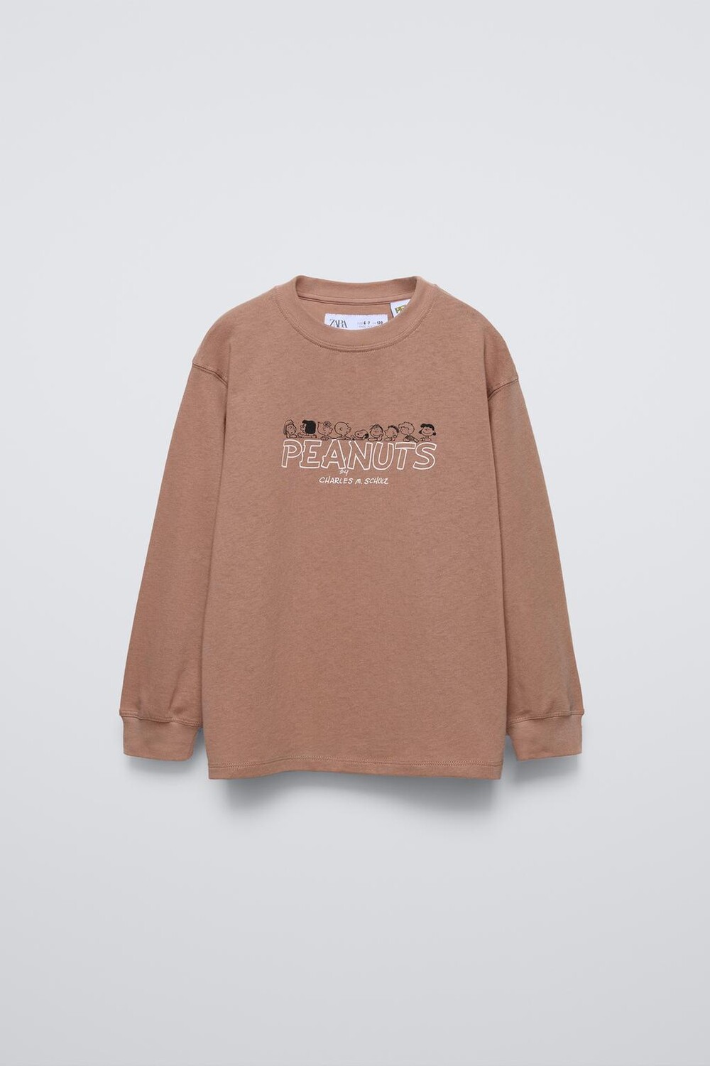 

Футболка peanuts ZARA, песочный