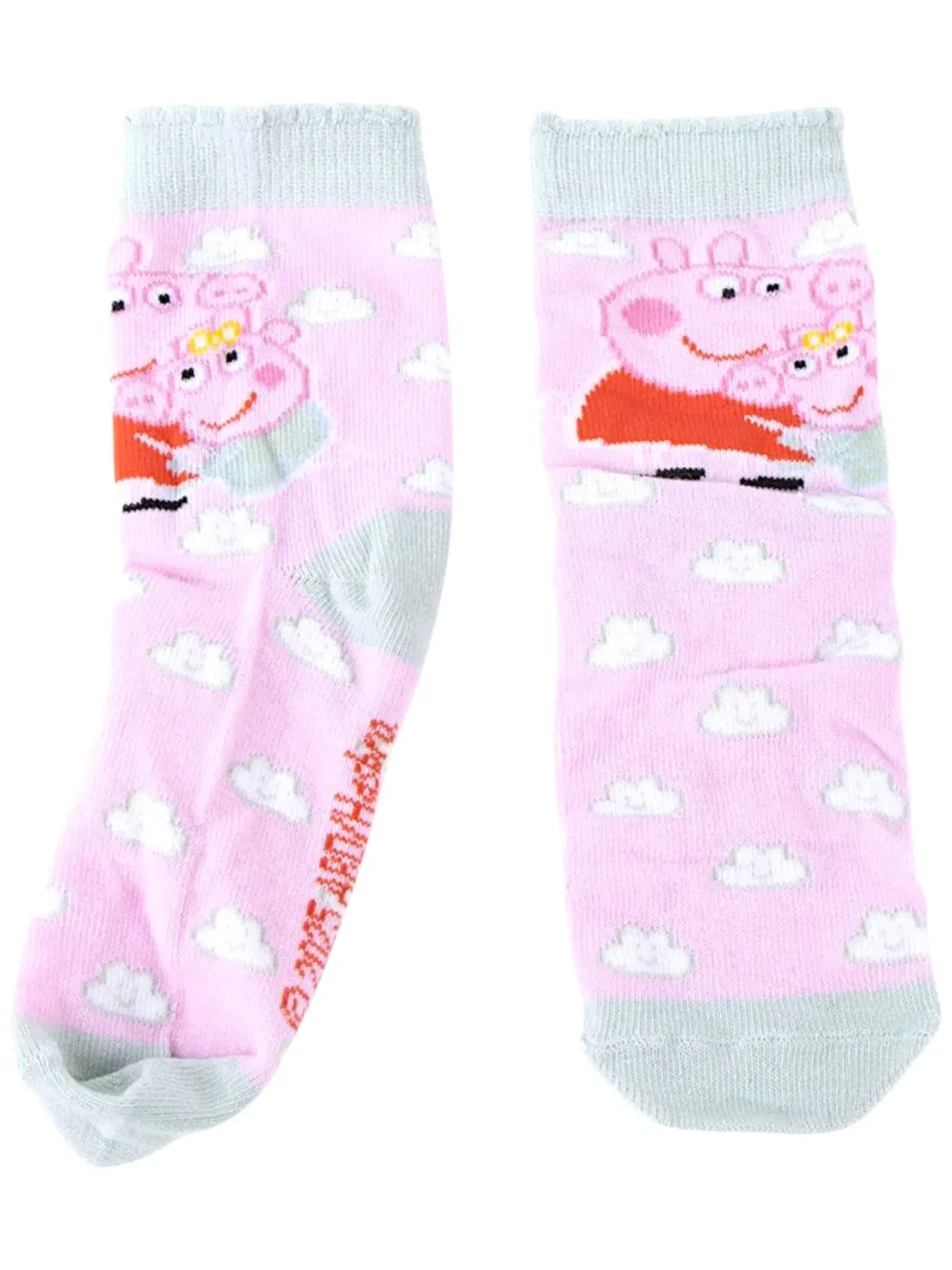 Носки детские 4 пары, Peppa Pig, Cerda, разноцветные — фото 4