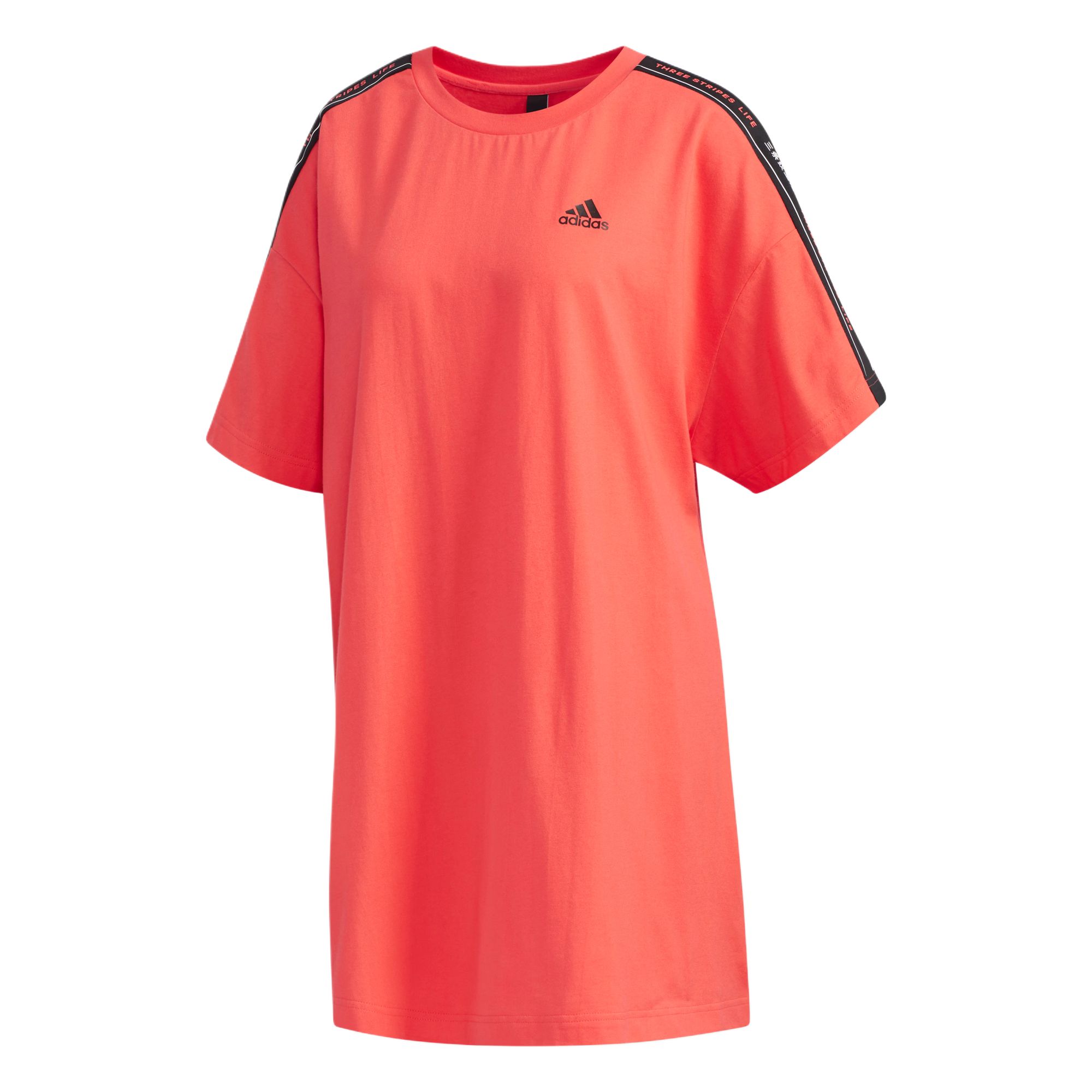 

Adidas Короткое платье с короткими рукавами Women's Coral Pink/Black