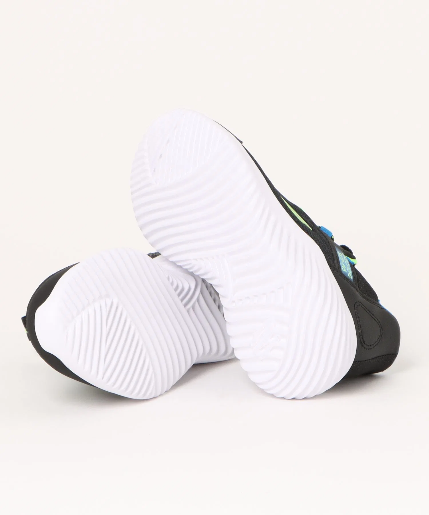 Детские кроссовки SKECHERS BOUNDER - BRISK-BURST чёрно-синие — фото 3