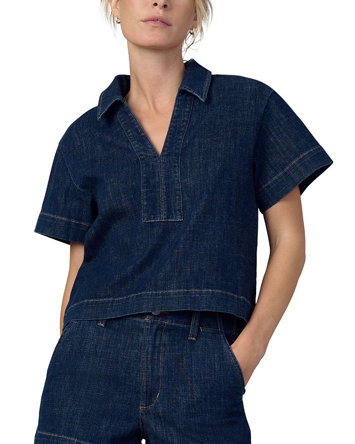 

Джинсовая рубашка Lillian Joe's Jeans, синий