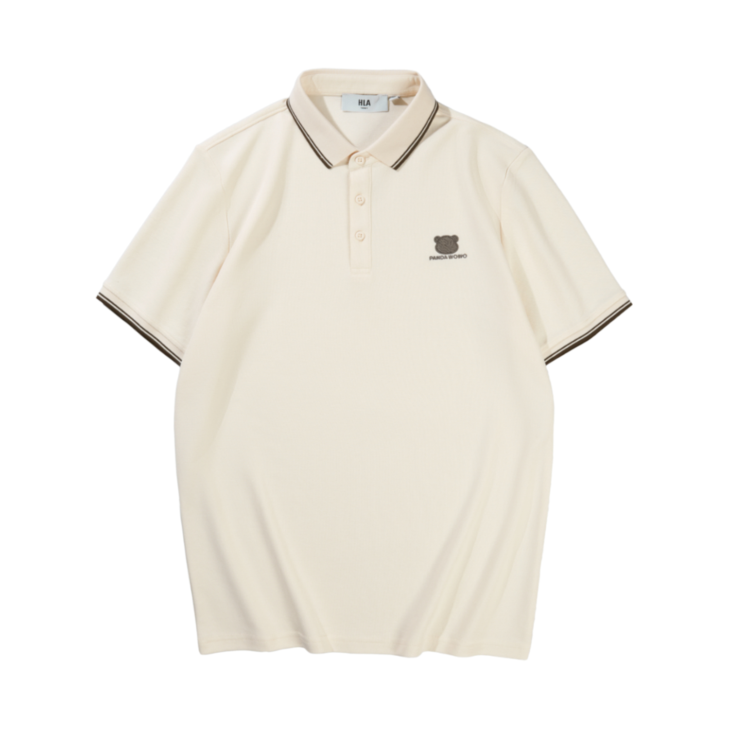 

Рубашка-поло мужская HLA, Beige Apricot X7 (Shopping Bag Included)