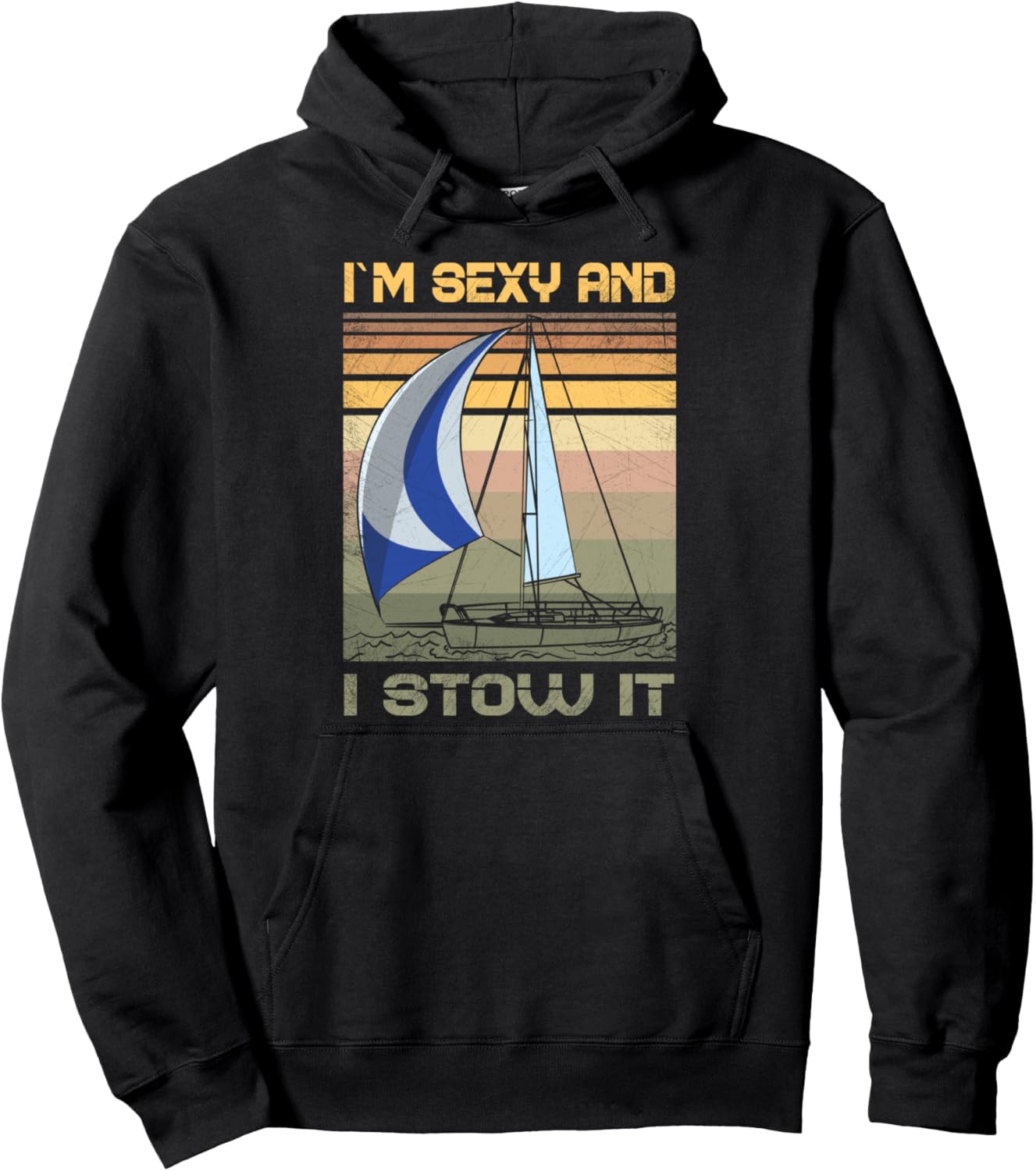 

Толстовка с капюшоном Stow Spinnaker Regatta для парусных гонок на яхтах, черная Boat Race Funny Sailing Quotes Yacht Owner Gift