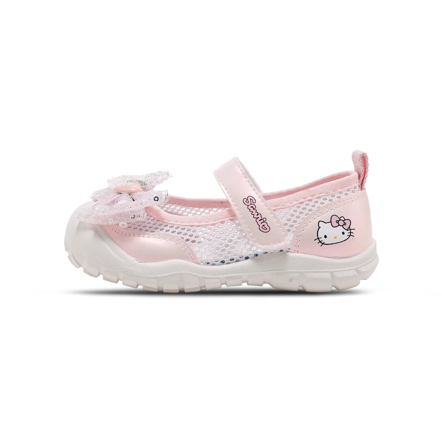 Сандалии детские дышащие легкие Sanrio Hello Kitty фиолетовые — фото 3