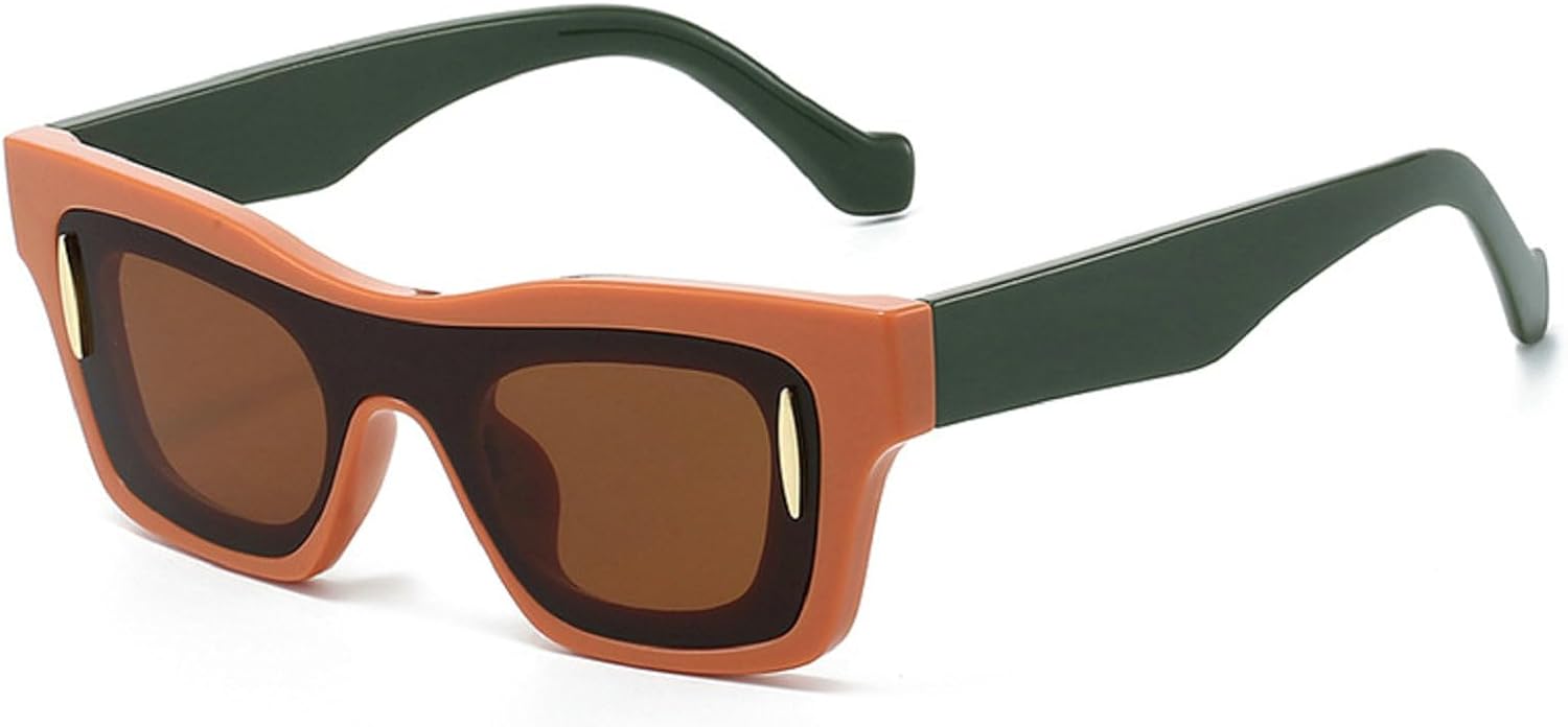 

Модные женские солнцезащитные очки в стиле ретро с градиентным переходом цвета, винтажные квадратные солнцезащитные очки в черепаховой оправе, стильные солнцезащитные очки «кошачий глаз» mincl, Orange