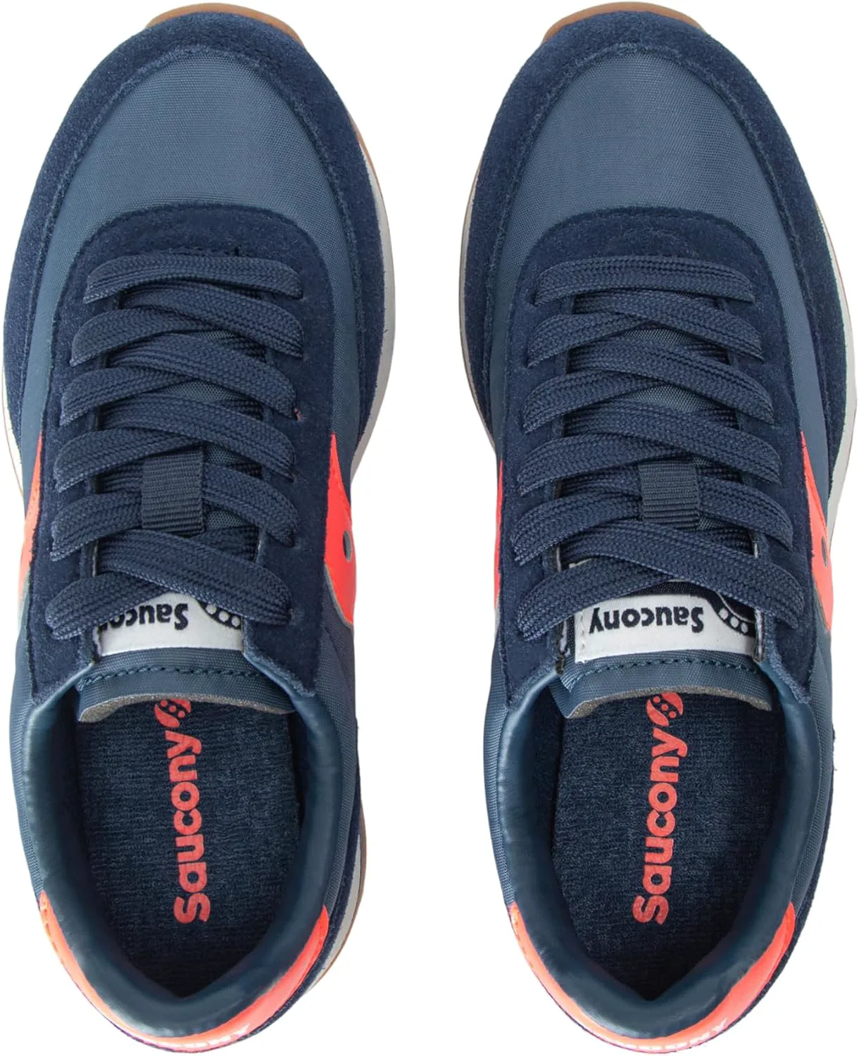 Кроссовки Saucony для мальчиков и девочек Trainer 80, темно-синий/красный — фото 4