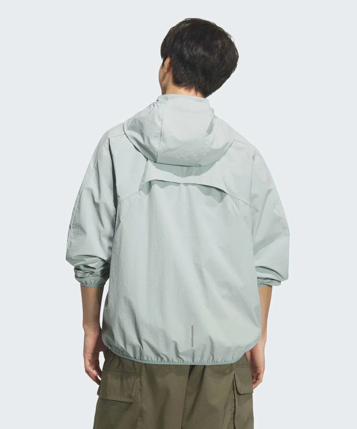 Куртка свободного кроя Adidas City Tech Packable, зелёная — фото 2