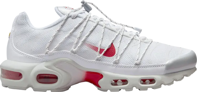Кроссовки Wmns Air Max Plus Lace Toggle 'White University Red', белый