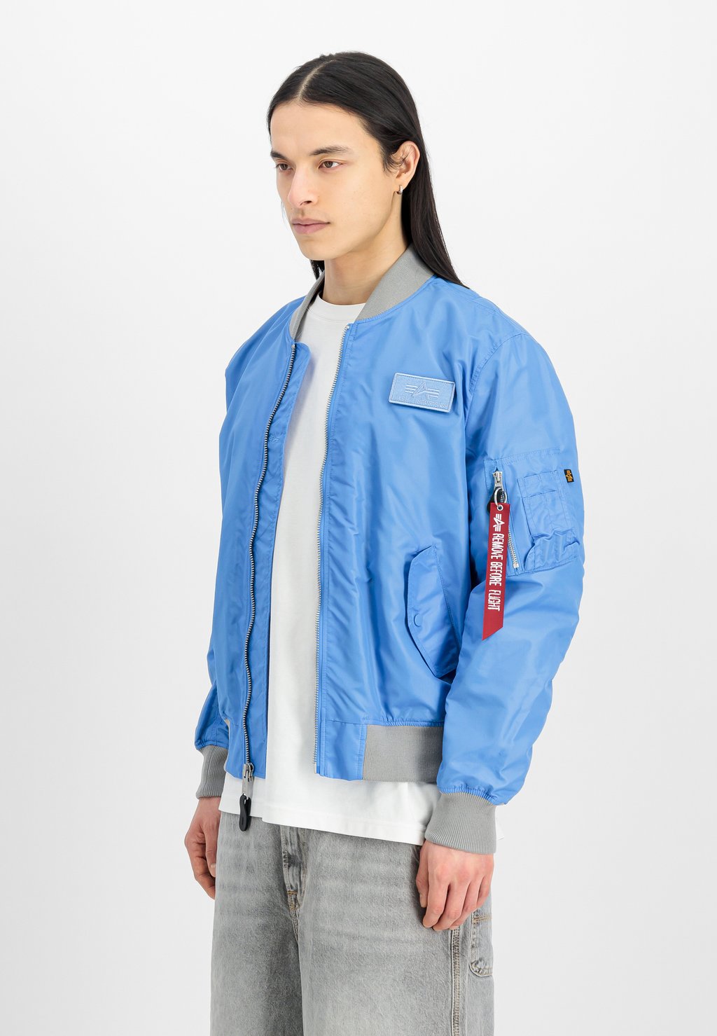 

Куртка-бомбер MA-1 Alpha Industries, синий