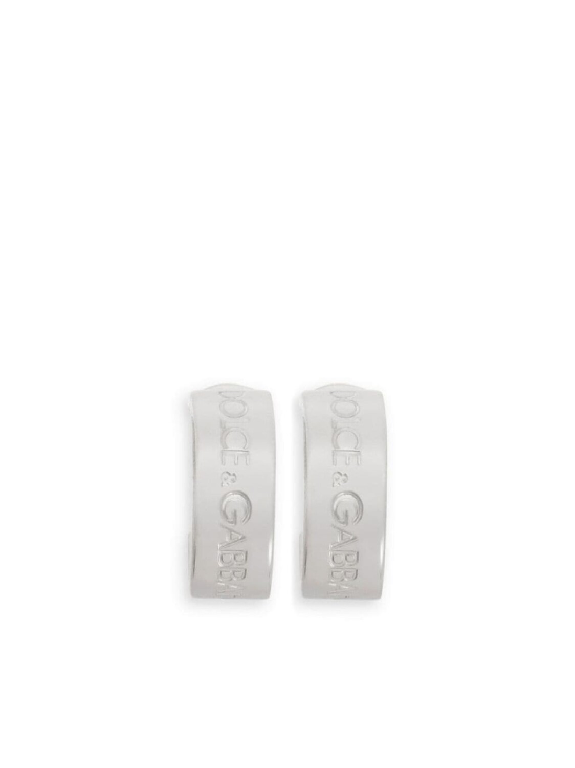 

Серьги-кольца с логотипом Dolce & Gabbana, серебряный