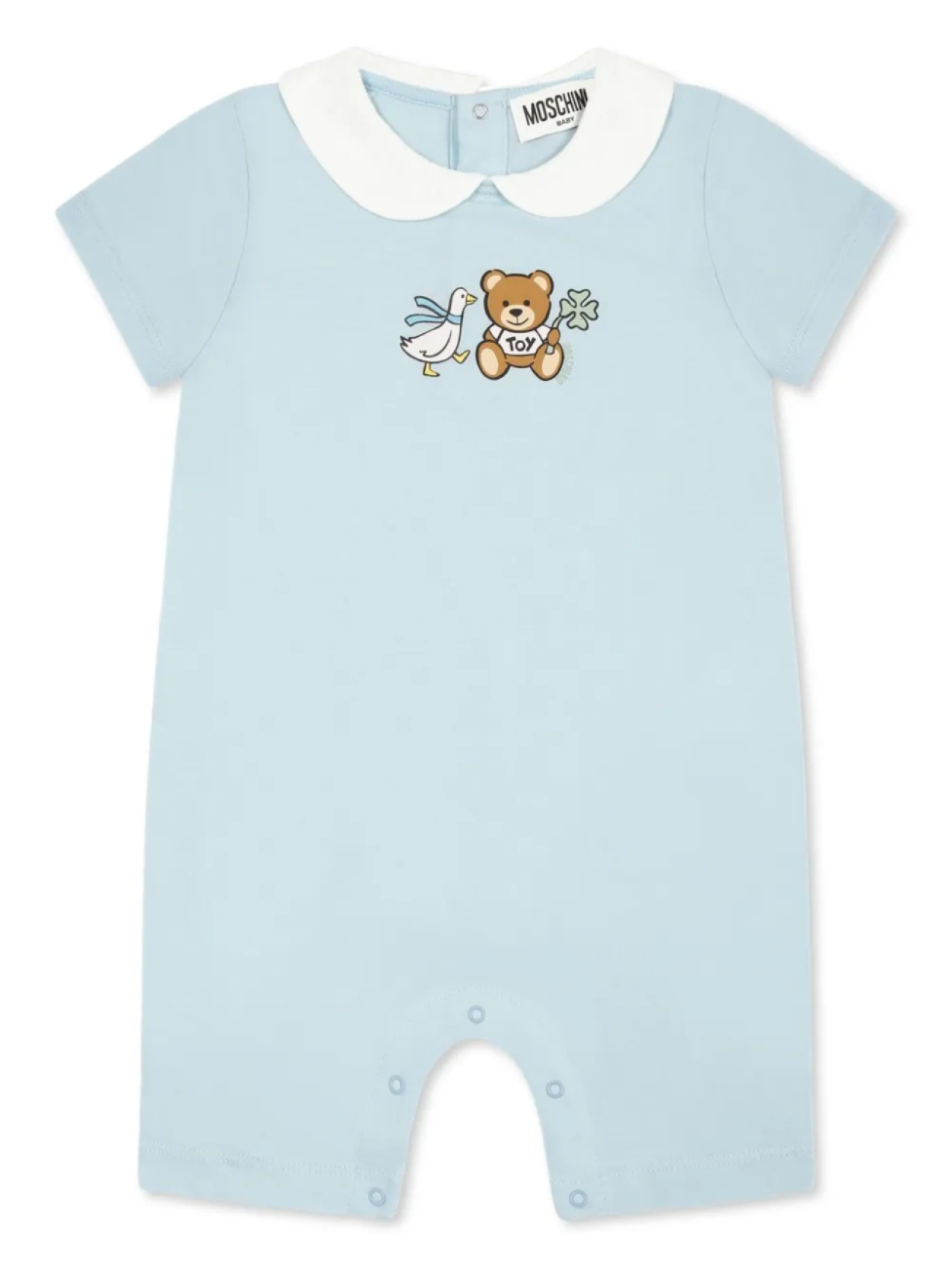 

Боди Moschino Kids с мотивом медведя, синий