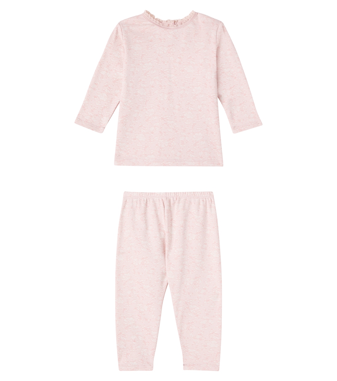 

Комплект из хлопковой футболки и штанов Baby Genna Bonpoint, Fl Rose Fard