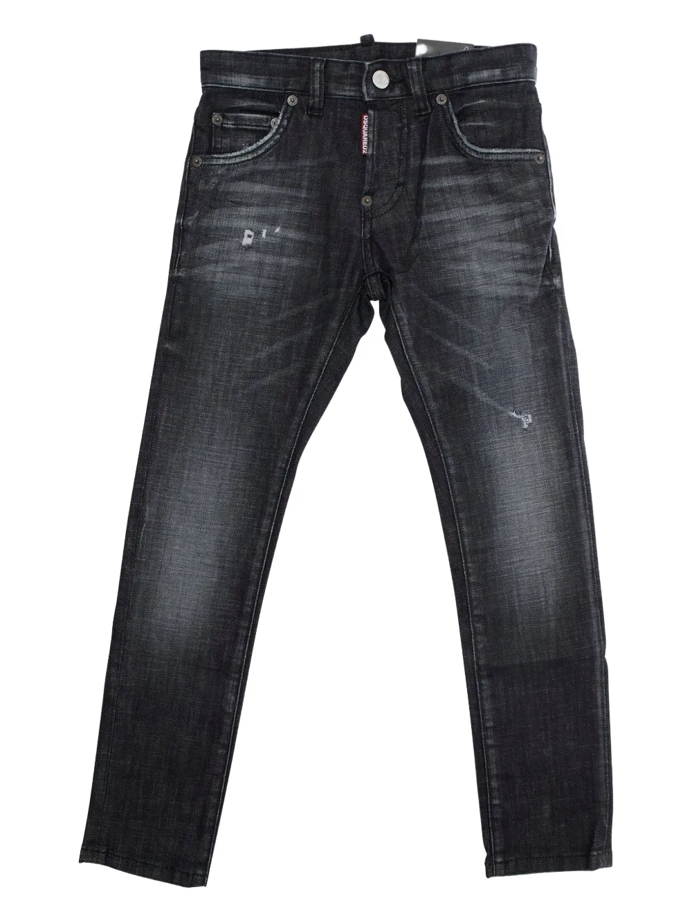 

Джинсы с потертостями DSQUARED2 KIDS, черный