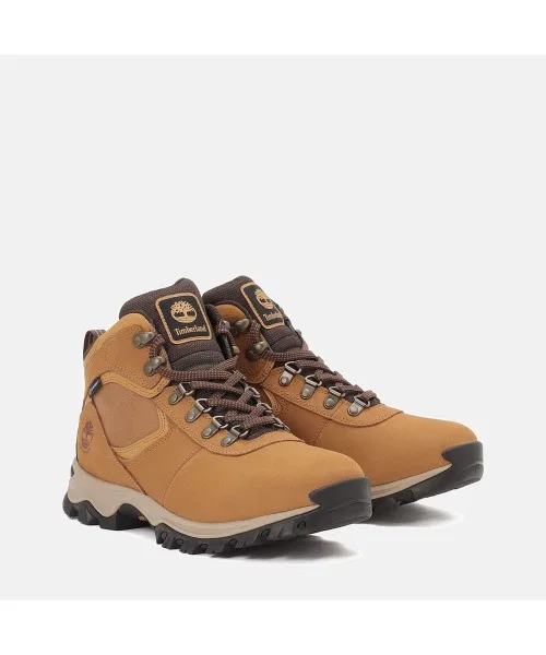Ботинки для хайкинга Timberland Mount Madsen Mid с мембраной TimberDry, на шнуровке, цвет пшеничный — фото 3