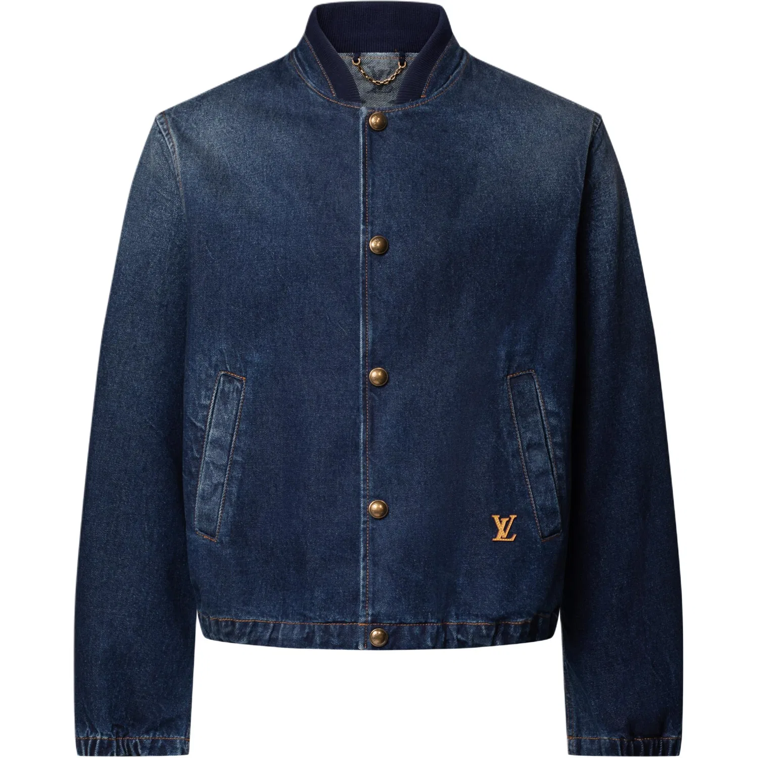 Джинсовая куртка мужская SS26 LOUIS VUITTON, Indigo