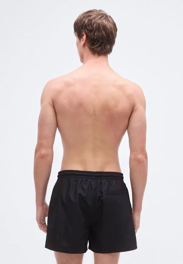 Плавки с поясом на шнуровке и графическим монограммом. Calvin Klein Swimwear, Black — фото 3