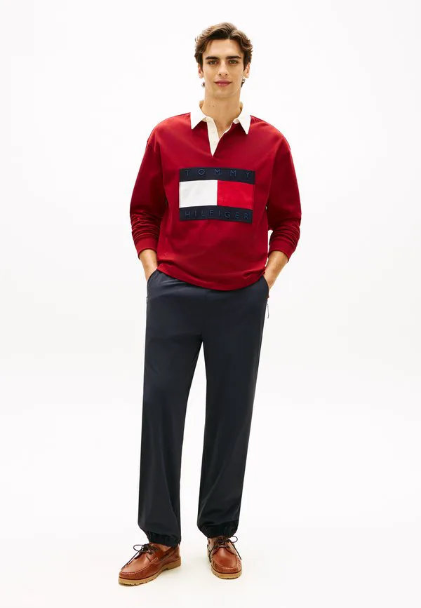 Легкие лодочные туфли с кожаными шипами Tommy Hilfiger, Ginger Clay