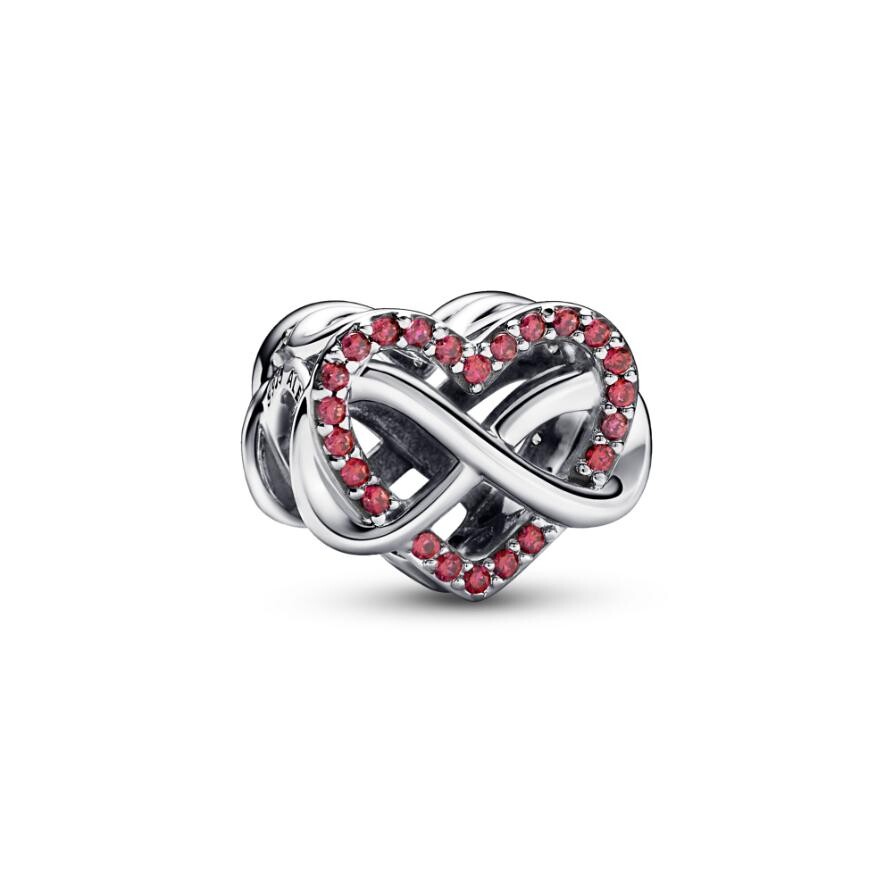 

Шарм Family Infinity Red Heart Pandora, стерлинговое серебро