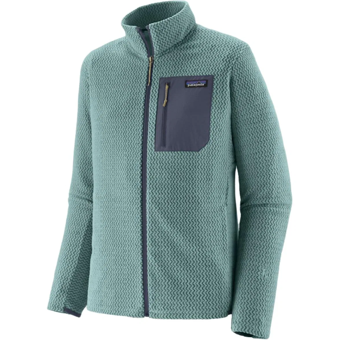 Флисовая куртка Patagonia x R1 Air текстурированная BLSG