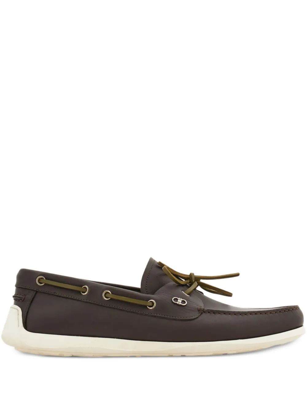 

Туфли-лодочки с бляшками Ганчини Ferragamo, коричневый