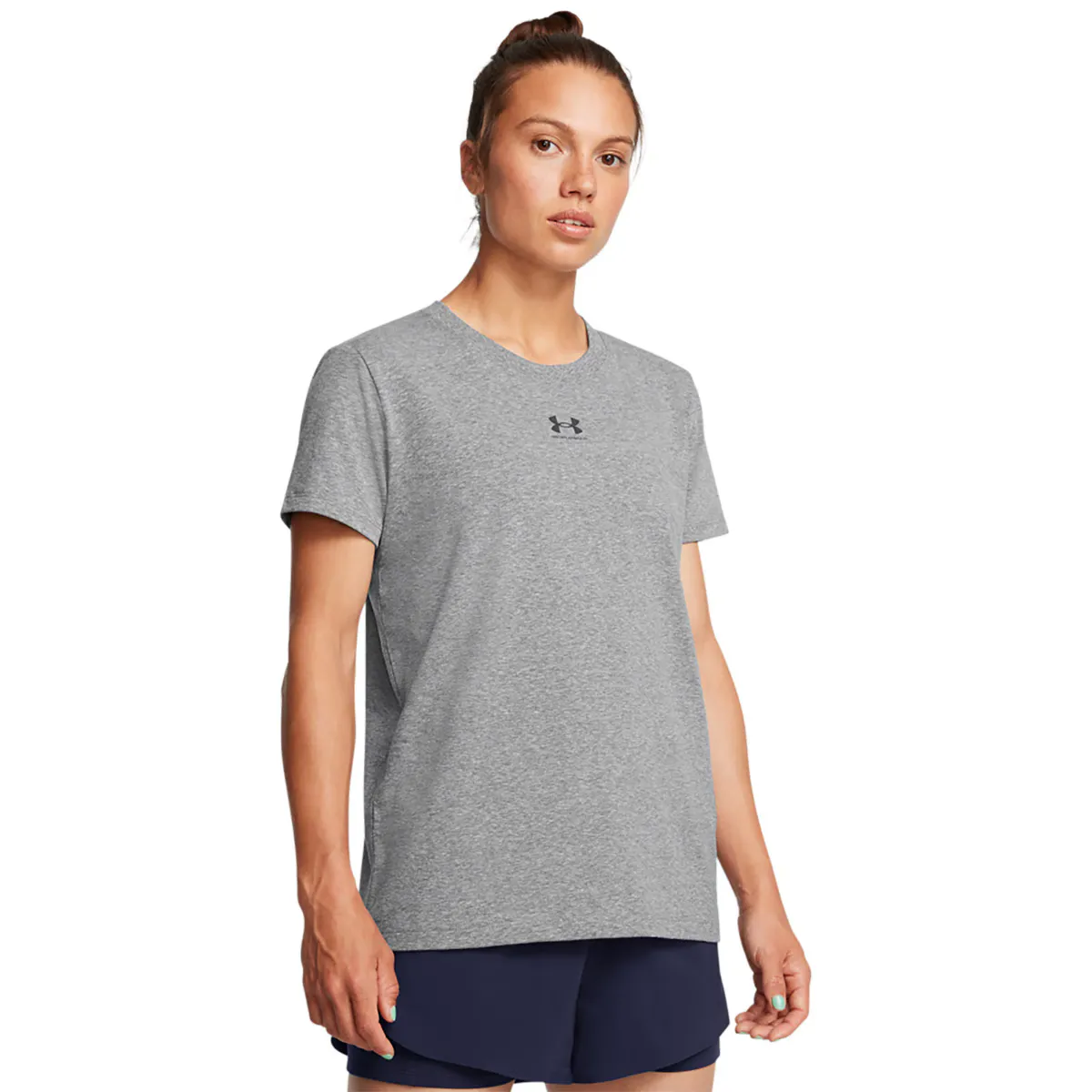 

Ua Rival Core SS-Blk Under Armour Женская футболка, серый