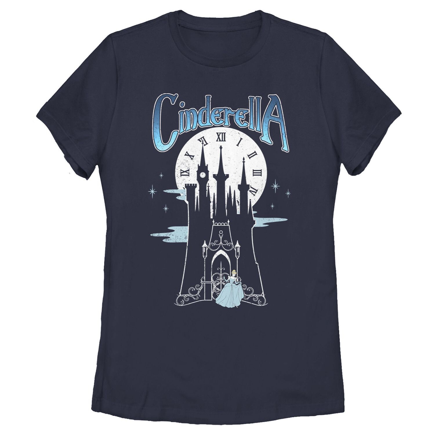 

Футболка Disney's Cinderella Juniors Castle Midnight Licensed Character, темно-синий