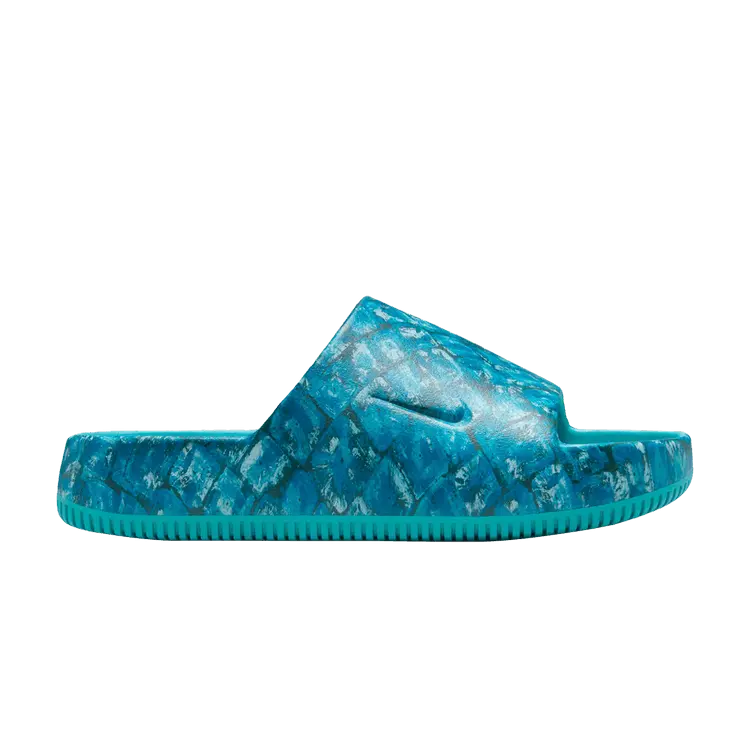 Сандалии Nike NorBlack NorWhite x Wmns Calm Slide 'Artist Collection', бирюзовый