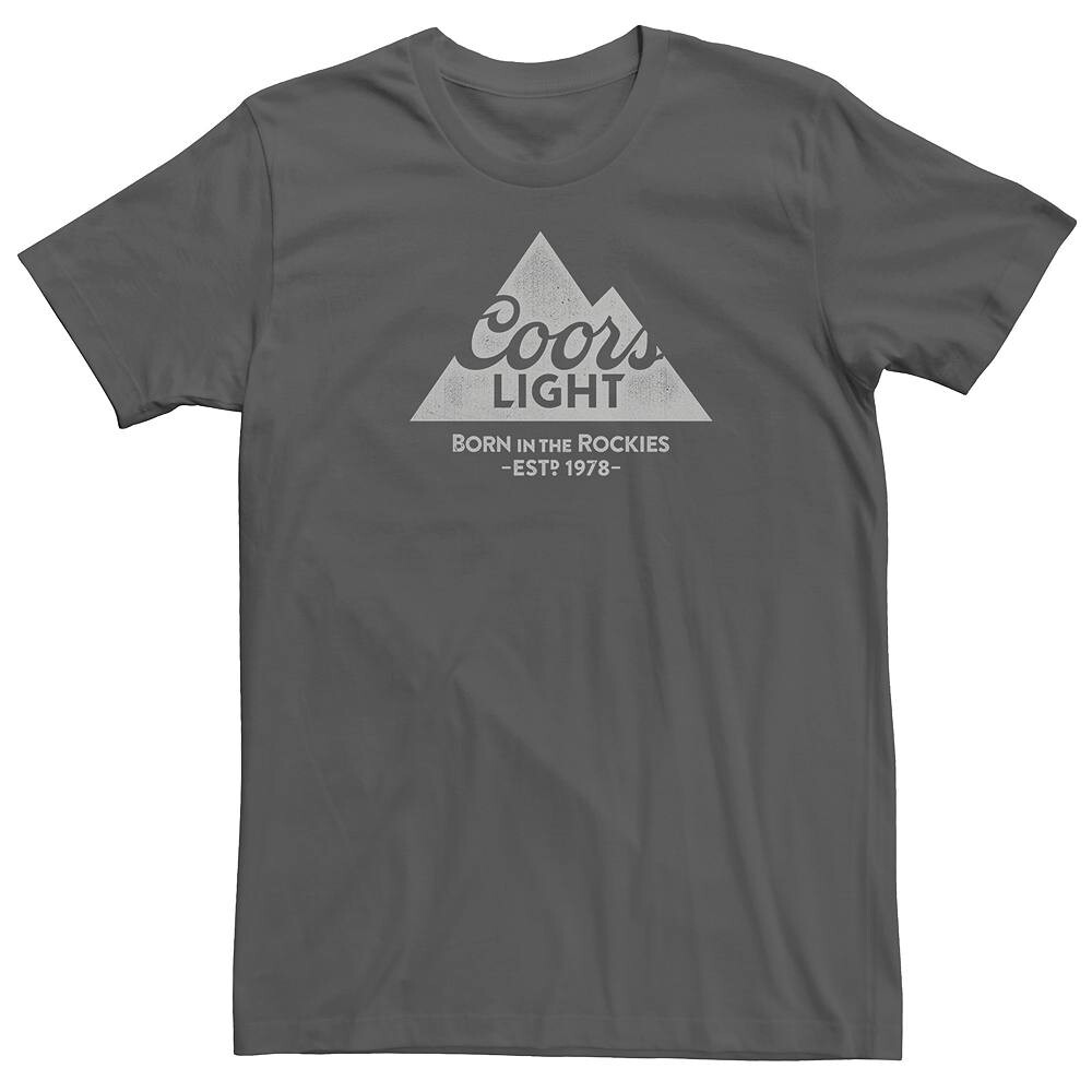 

Мужская футболка Coors Born In The Rockies Licensed Character, цвет Charcoal
