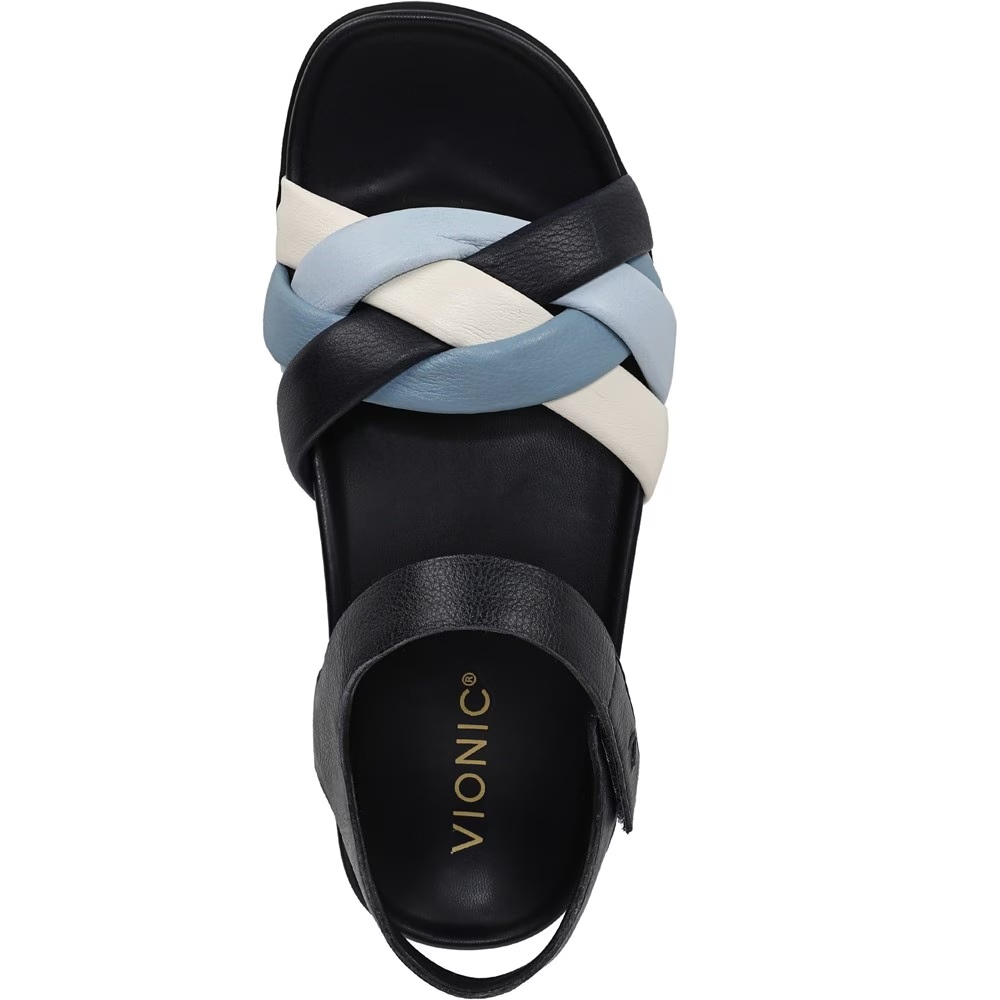 Босоножки на ремешках Rosa Vionic, navy multi leather — фото 4