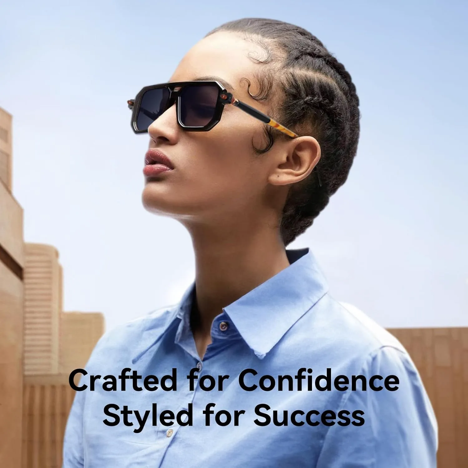 

Модные солнцезащитные очки-авиаторы Dollger для женщин и мужчин, квадратная оправа в стиле ретро 70-х, винтажные очки-авиаторы 90-х, черные, Black Frame Black Lens