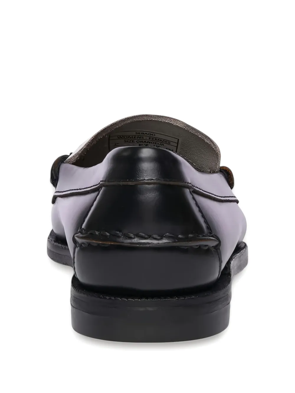 Лоферы из двухцветной кожи Sebago, черный — фото 4