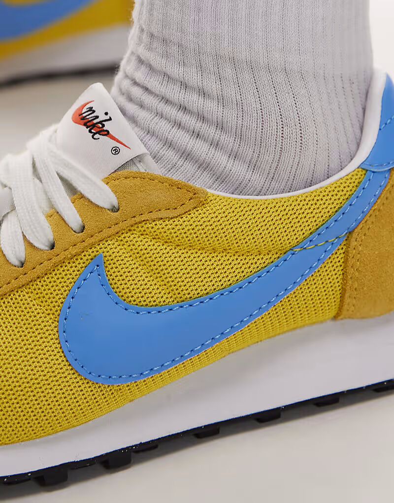 Кроссовки Nike LD-1000 желтого и синего цветов — фото 2