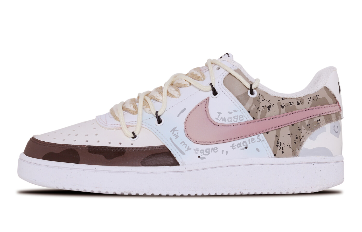 

Женские кроссовки для скейтбординга Nike Court Vision 1, Off-white