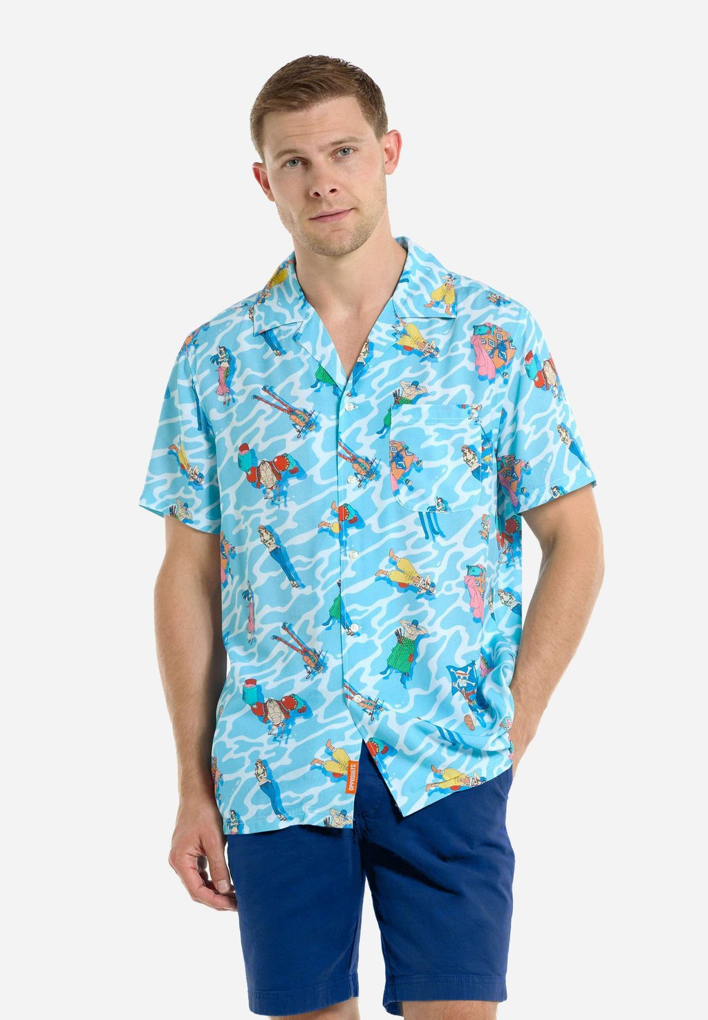 

Рубашка HAWAIIAN ONE PIECE OppoSuits, синий