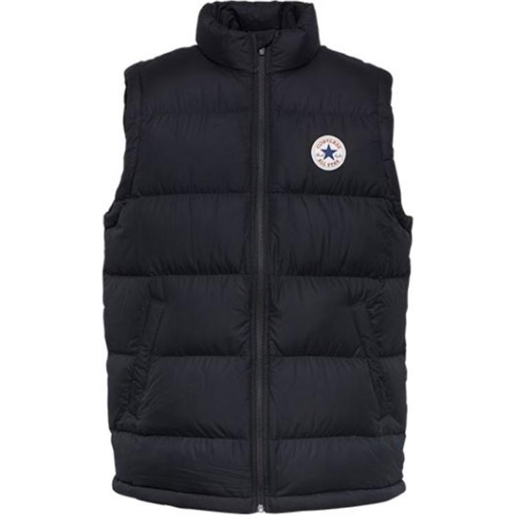 

Converse Мужской жилет, черный, с воротником-стойкой, средней жесткости, другие