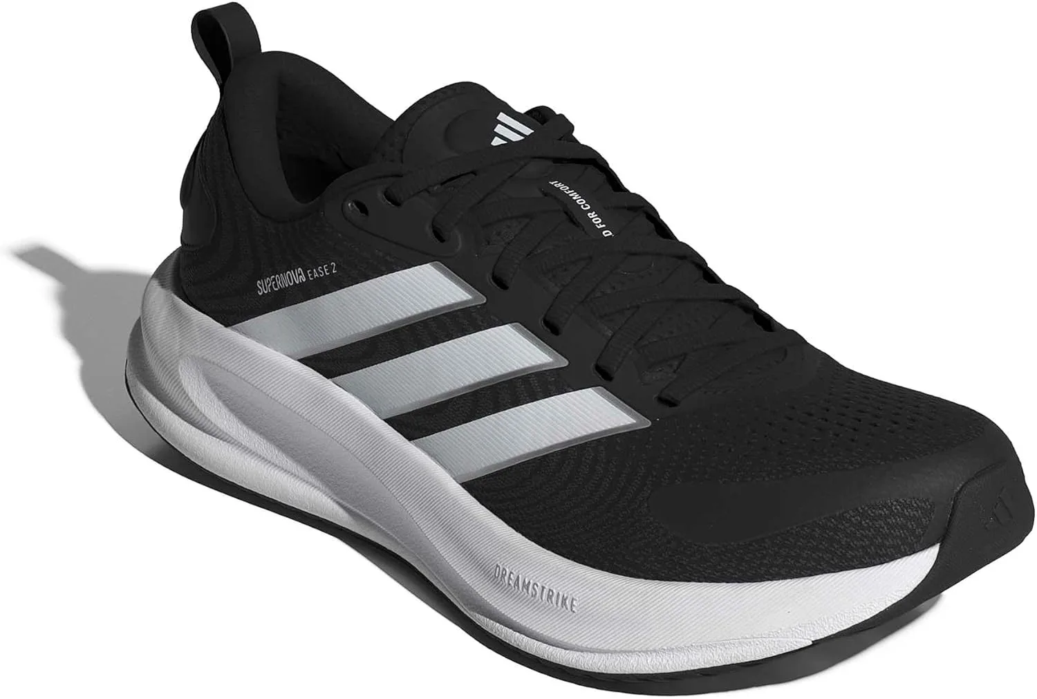 Мужские кроссовки для бега Adidas Supernova Ease 2, черно-белый — фото 4