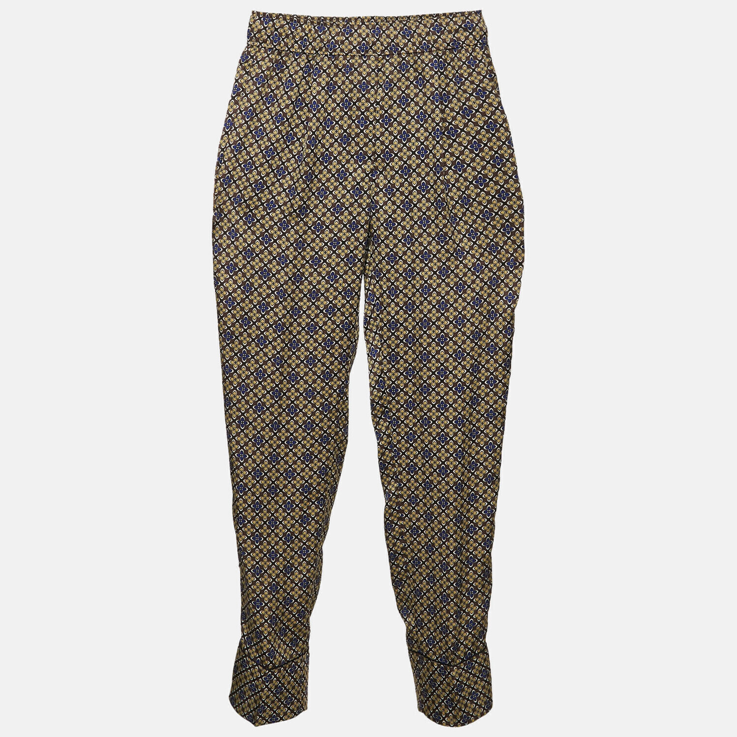 

Брюки Sandro Dany прямого кроя из атласа с разноцветным принтом