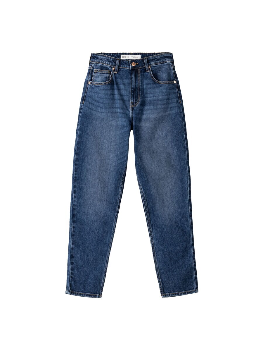 

Джинсы Bershka Tapered Jeans, синий деним