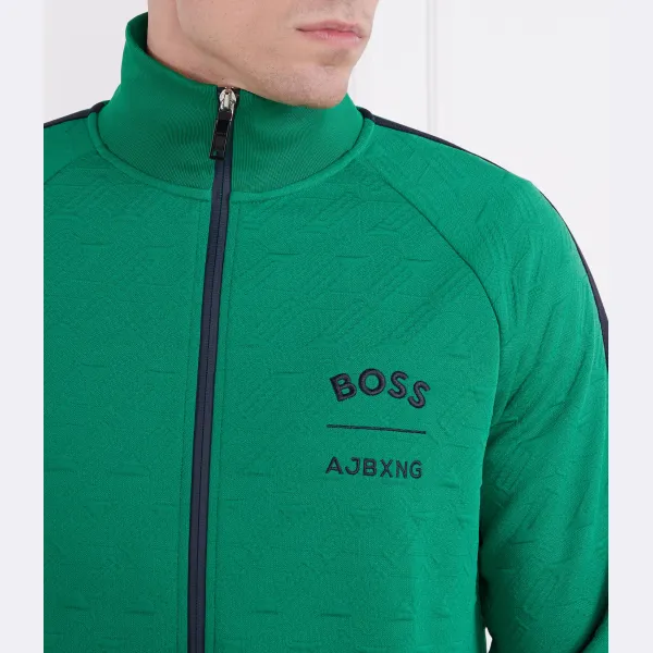Толстовка обычного кроя Boss x ajbxng skarley Boss, зеленый — фото 4