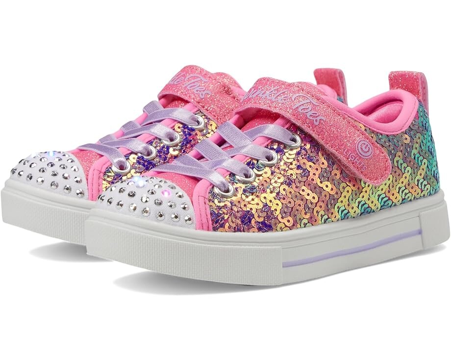 

Кроссовки SKECHERS KIDS Twinkle Sparks - Sequin Party, цвет Pink/Multi