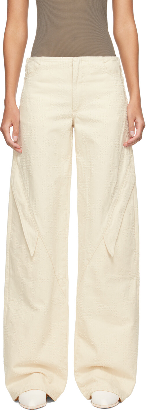 

Джинсы Mycelium цвета Off-White HELIOT EMIL