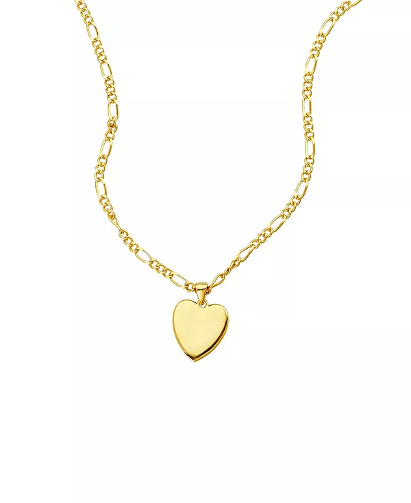 

Цепочка-Сердце Фигаро Adornia, yellow
