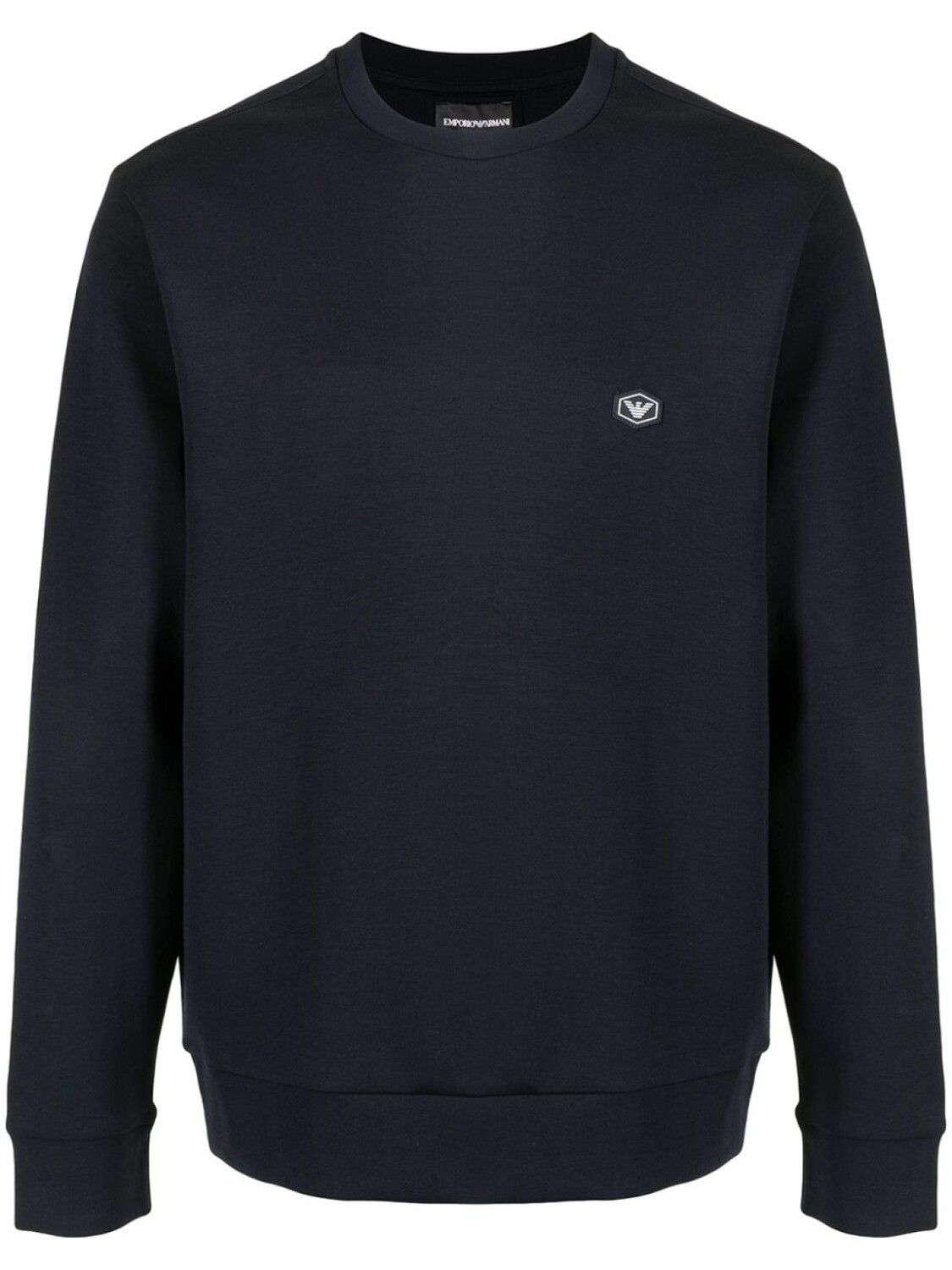 

Emporio Armani джемпер с нашивкой-логотипом, синий