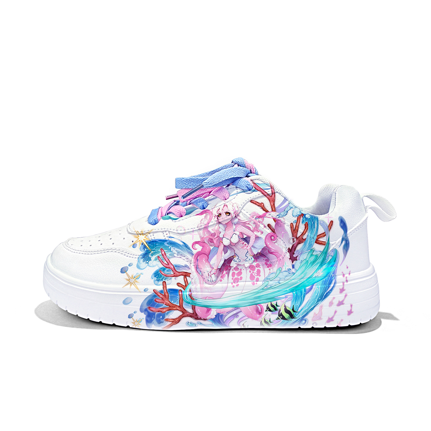 

Легкие и дышащие низкие кроссовки для скейтбординга унисекс Cold cicadas yesterday, белый