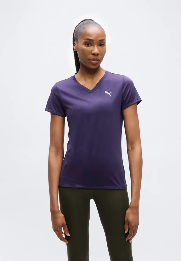 

Футболка с v-образным вырезом tad essential, спортивная футболка Puma, Deep Plum, Фиолетовый, Футболка с v-образным вырезом tad essential, спортивная футболка Puma, Deep Plum